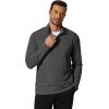 imageCOOFANDY Mens Quarter Zip Pullover Mock Neck Golf Shirts Casual Long Sleeve ShirtGrey