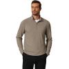 imageCOOFANDY Mens Quarter Zip Pullover Mock Neck Golf Shirts Casual Long Sleeve ShirtKhaki