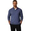 imageCOOFANDY Mens Quarter Zip Pullover Mock Neck Golf Shirts Casual Long Sleeve ShirtNavy Blue