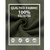 imageCOOFANDY Mens Quarter Zip Pullover Quilted Sweatshirt Knit Long Sleeve Sweater Half Zip Polo Sweatshirts with PocketArmy Green