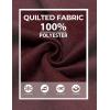 imageCOOFANDY Mens Quarter Zip Pullover Quilted Sweatshirt Knit Long Sleeve Sweater Half Zip Polo Sweatshirts with PocketRed