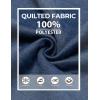 imageCOOFANDY Mens Quarter Zip Pullover Quilted Sweatshirt Knit Long Sleeve Sweater Half Zip Polo Sweatshirts with PocketSlate Blue