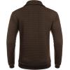 imageCOOFANDY Mens Quarter Zip Sweatshirt Long Sleeve Casual Waffle Pullover Hoodies with PocketBrown