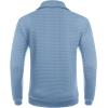 imageCOOFANDY Mens Quarter Zip Sweatshirt Long Sleeve Casual Waffle Pullover Hoodies with PocketLight Blue