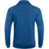 imageCOOFANDY Mens Quarter Zip Sweatshirt Long Sleeve Casual Waffle Pullover Hoodies with PocketRoyal Blue