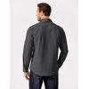 imageCOOFANDY Mens Shirt Jacket Casual Button Up Shirts Long Sleeve Lightweight Shacket with Flap PocketsGray