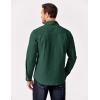 imageCOOFANDY Mens Shirt Jacket Casual Button Up Shirts Long Sleeve Lightweight Shacket with Flap PocketsGreen
