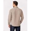 imageCOOFANDY Mens Shirt Jacket Casual Button Up Shirts Long Sleeve Lightweight Shacket with Flap PocketsLight Khaki