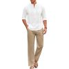 White Shirt Khaki Pants