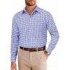 White Deep Blue Plaid