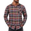 Blue Brown Red Plaid