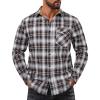 Brown Black White Plaid