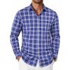 Blue White Plaid
