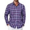 Navy Blue Red Plaid