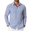 White Blue Plaid