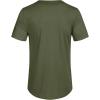imageCOOFANDY Mens Baseball Button Down Jersey Short Sleeve Hipster Hip Hop T ShirtsArmy Green