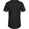 imageCOOFANDY Mens Baseball Button Down Jersey Short Sleeve Hipster Hip Hop T ShirtsBlackred Stripe