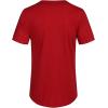 imageCOOFANDY Mens Baseball Button Down Jersey Short Sleeve Hipster Hip Hop T ShirtsWine Red