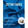 imageCOOFANDY Mens Cotton Polo Shirts Long Sleeve Casual Collared Shirt Classic Golf T ShirtBlue