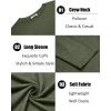 imageCOOFANDY Mens Crew Neck TShirt Long Sleeve Casual Pullover Tees Soft Stretch Basic Tee ShirtsArmy Green