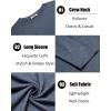 imageCOOFANDY Mens Crew Neck TShirt Long Sleeve Casual Pullover Tees Soft Stretch Basic Tee ShirtsNavy Blue