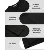 imageCOOFANDY Mens Henley Shirts Long Sleeve Casual Button Shirts Fashion Lightweight Pullover ShirtsAll Black
