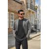 imageCOOFANDY Mens Henley Shirts Long Sleeve Casual Button Shirts Fashion Lightweight Pullover ShirtsAll Black