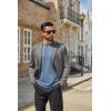 imageCOOFANDY Mens Henley Shirts Long Sleeve Casual Button Shirts Fashion Lightweight Pullover ShirtsDenim Blue