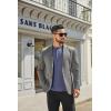 imageCOOFANDY Mens Henley Shirts Long Sleeve Casual Button Shirts Fashion Lightweight Pullover ShirtsNavy Blue