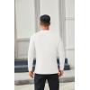 imageCOOFANDY Mens Henley Shirts Long Sleeve Casual Button Shirts Fashion Lightweight Pullover ShirtsWhite