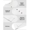 imageCOOFANDY Mens Henley Shirts Long Sleeve Casual Button Shirts Fashion Lightweight Pullover ShirtsWhite