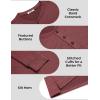 imageCOOFANDY Mens Henley Shirts Long Sleeve Casual Button Shirts Fashion Lightweight Pullover ShirtsWine Red