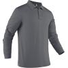 imageCOOFANDY Mens Long Sleeve Polo Shirts Quick Dry Moisture Wicking Lightweight Golf Shirts Casual Collared ShirtDark Grey