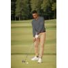 imageCOOFANDY Mens Long Sleeve Polo Shirts Quick Dry Moisture Wicking Lightweight Golf Shirts Casual Collared ShirtDark Grey
