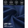 imageCOOFANDY Mens Long Sleeve Polo Shirts Quick Dry Moisture Wicking Lightweight Golf Shirts Casual Collared ShirtNavy Blue