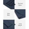 imageCOOFANDY Mens Mock Turtleneck Long Sleeve Shirts Basic Thermal Turtle Neck Undershirt Lightweight Pullover Sweaters Top2 Pack  BlackNavy Blue