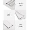 imageCOOFANDY Mens Mock Turtleneck Long Sleeve Shirts Basic Thermal Turtle Neck Undershirt Lightweight Pullover Sweaters TopAwhite