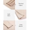 imageCOOFANDY Mens Mock Turtleneck Long Sleeve Shirts Basic Thermal Turtle Neck Undershirt Lightweight Pullover Sweaters TopBbeige