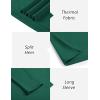 imageCOOFANDY Mens Mock Turtleneck Long Sleeve Shirts Basic Thermal Turtle Neck Undershirt Lightweight Pullover Sweaters TopGreen