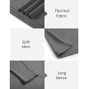 imageCOOFANDY Mens Mock Turtleneck Long Sleeve Shirts Basic Thermal Turtle Neck Undershirt Lightweight Pullover Sweaters TopGrey