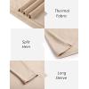 imageCOOFANDY Mens Mock Turtleneck Long Sleeve Shirts Basic Thermal Turtle Neck Undershirt Lightweight Pullover Sweaters TopKhaki