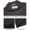imageCOOFANDY Mens Quarter Zip Up Pullover Mock Neck Long Sleeve Sweater Casual Corduroy Polo SweatshirtDark Grey