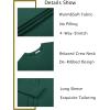 imageCOOFANDY Thermal Shirts for Men Long Sleeve T Shirt Casual Basic Shirts Stretch Crew Neck UndershirtsGreen