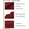 imageCOOFANDY Thermal Shirts for Men Long Sleeve T Shirt Casual Basic Shirts Stretch Crew Neck UndershirtsWine Red