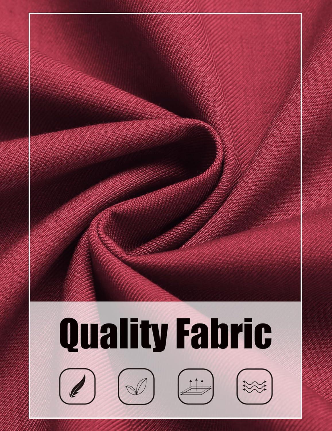 imageCOOFANDY Mens Casual Blazer Lightweight Sport Coats Two Buttons Slim Fit Suit Jacket for Business Wedding DressDark Red