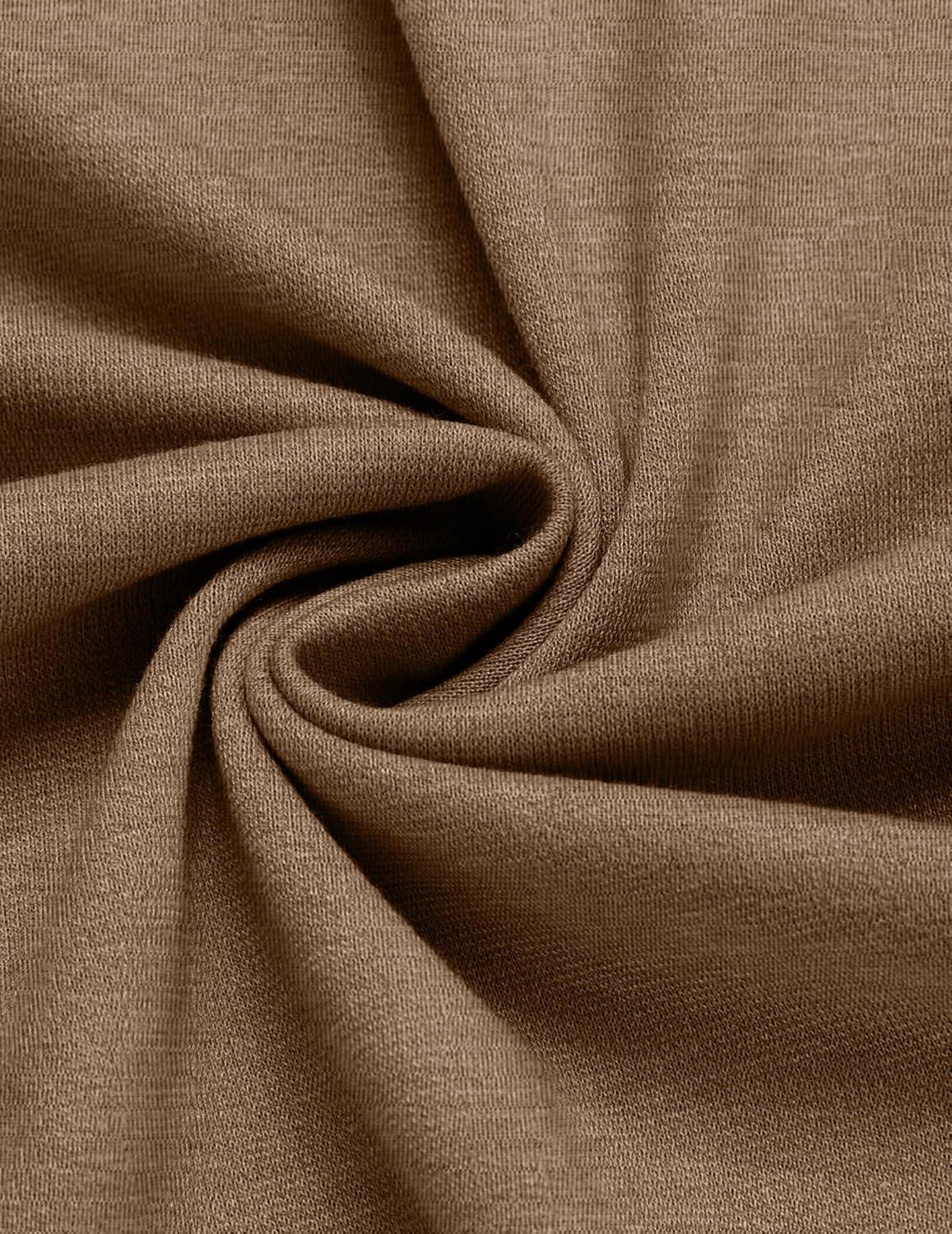 imageCOOFANDY Mens Casual Knit Blazer Stretch Slim Fit Sport Coat Two Button Lightweight Suit JacketsLight Brown