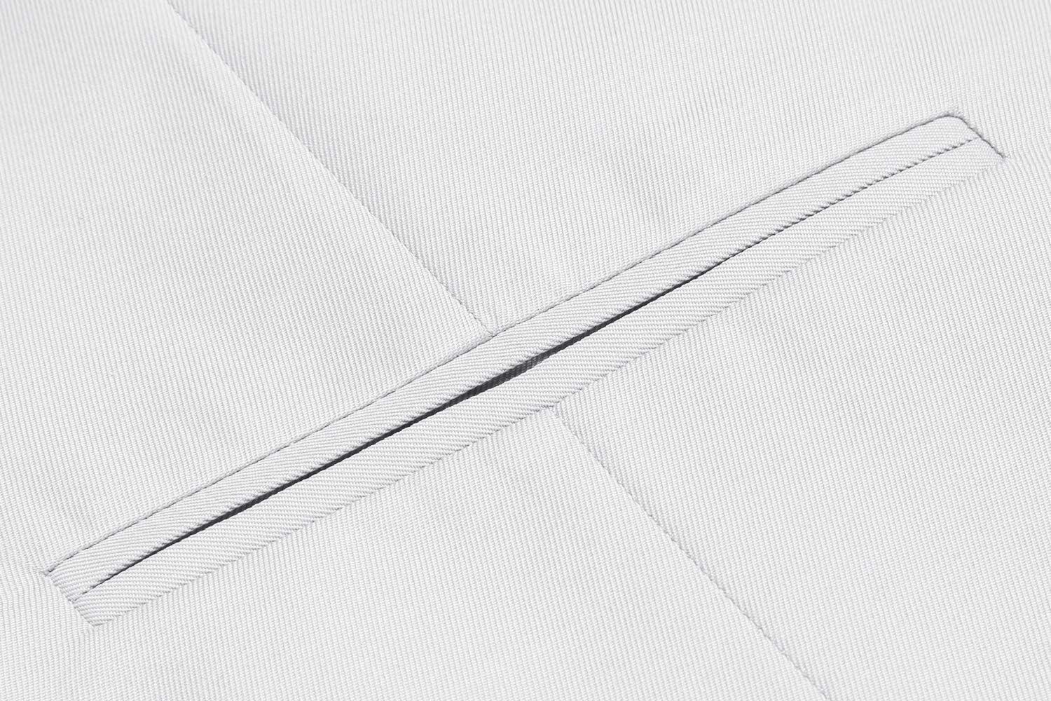 imageCOOFANDY Mens Suit Vest Slim Fit Formal Dress Waistcoat Casual Business Vests for Suit or TuxedoWhite