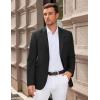 imageCOOFANDY Men Casual Blazer Sport Coats Slim Fit Lightweight Business Two Button Suit JacketsBlack