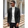 imageCOOFANDY Men Casual Blazer Sport Coats Slim Fit Lightweight Business Two Button Suit JacketsBlack