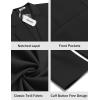 imageCOOFANDY Men Casual Blazer Sport Coats Slim Fit Lightweight Business Two Button Suit JacketsBlack